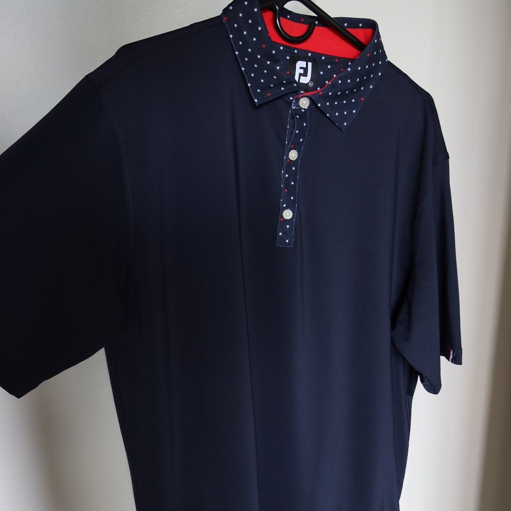 PUMA x FJ patriotic golf polo - brand new!